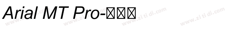 Arial MT Pro字体转换